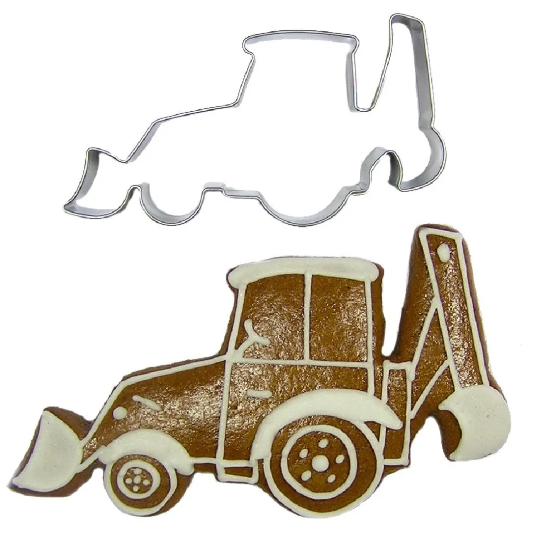 BrandNewCake Uitsteker Graafmachine RVS 9cm* Figuur Stekers