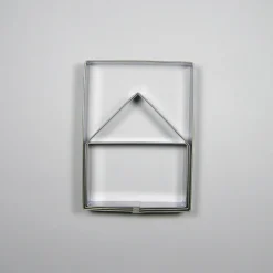 BrandNewCake Uitsteker Huis 3D RVS 9cm* Figuur Stekers