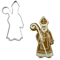 BrandNewCake Uitsteker Sinterklaas RVS 10cm* Figuur Stekers