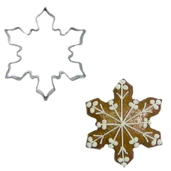 BrandNewCake Uitsteker Sneeuwvlok RVS 5cm* Figuur Stekers