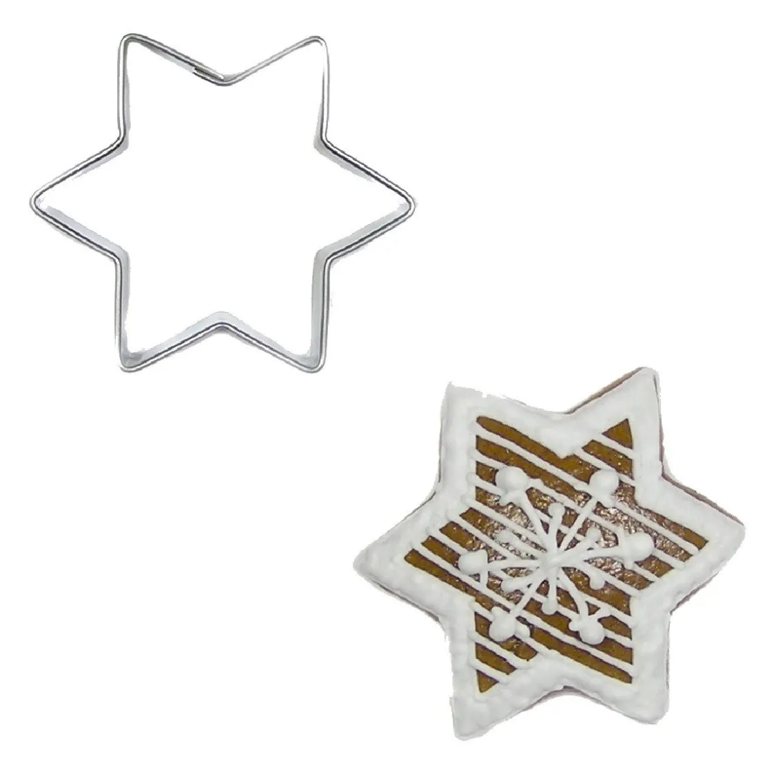 BrandNewCake Uitsteker Ster RVS 5cm* Figuur Stekers