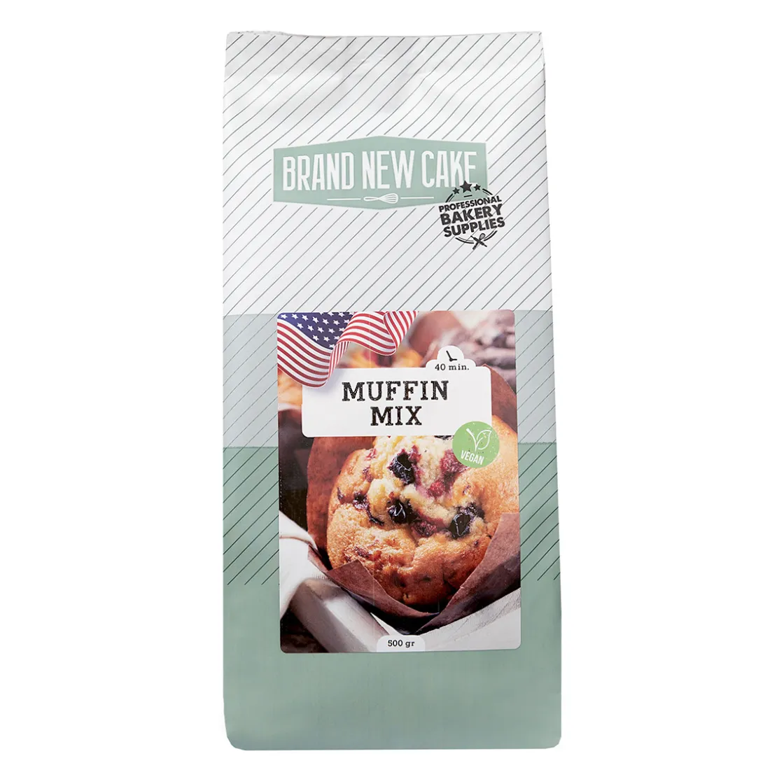BrandNewCake Vegan Muffinmix 500g* Banketmixen|Bekijk Alle Mixen