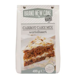 BrandNewCake Worteltaart/Carrot Cake-mix 400g. Glutenvrij* Banketmixen|Bekijk Alle Mixen