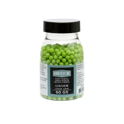 BrandNewCake Zachte Parels Groen 60gr.* Eetbare Strooisels