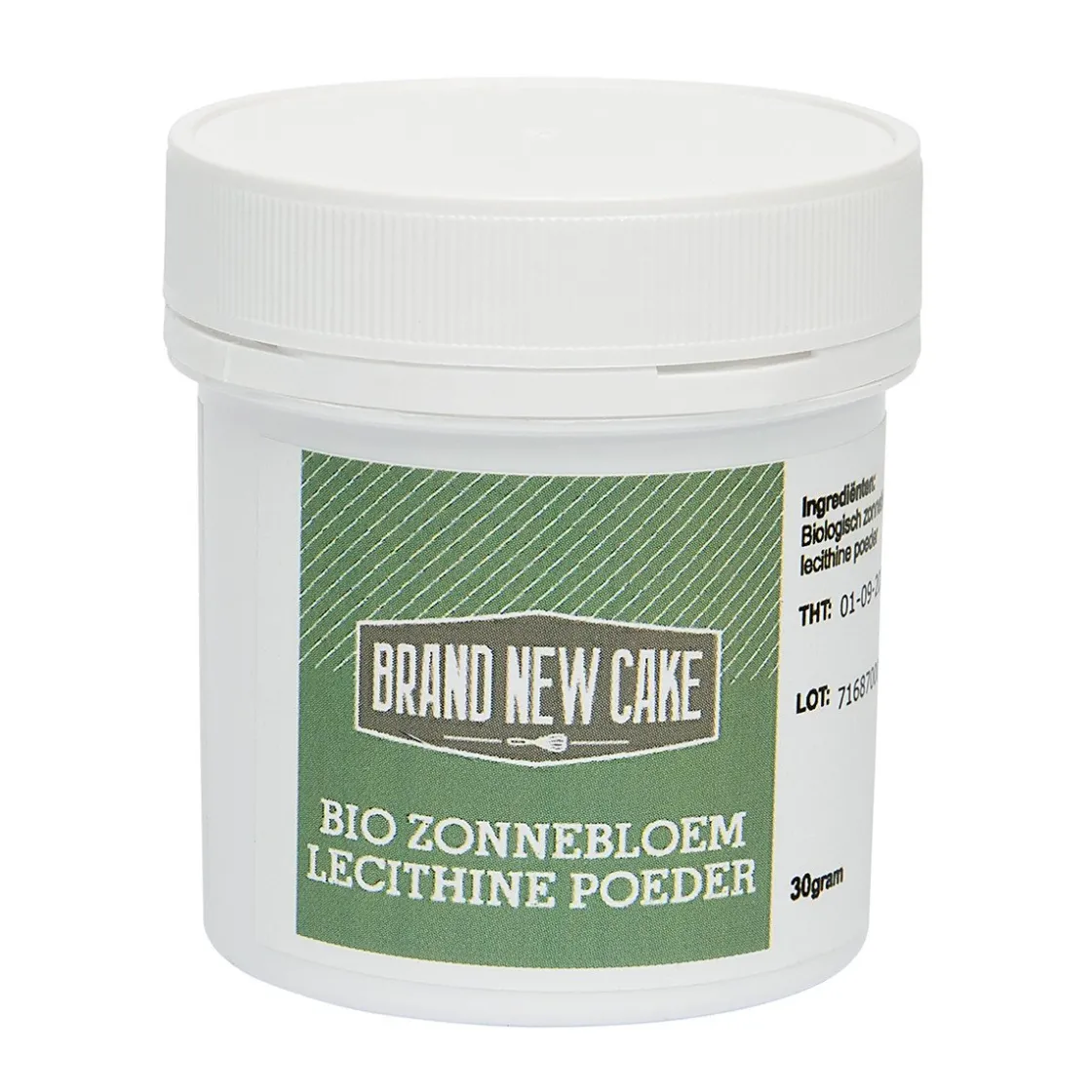 BrandNewCake Zonnebloem Lecithine Poeder Biologisch 30g* Broodverbeteraar|Hulpstoffen