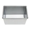 Overig Broodvorm Half-Brood Alusteel 15x10,5cm* Rechthoekige Bakvormen
