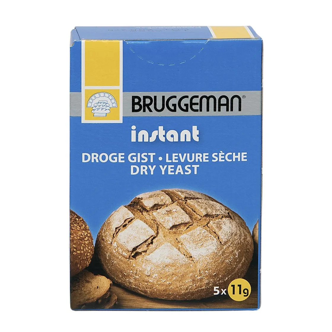 Bruggeman Gist instant (5x11gr)* Hulpstoffen