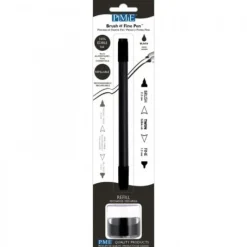 PME Brush and Fine pen navulbaar - zwart* Eetbaar Schrijven