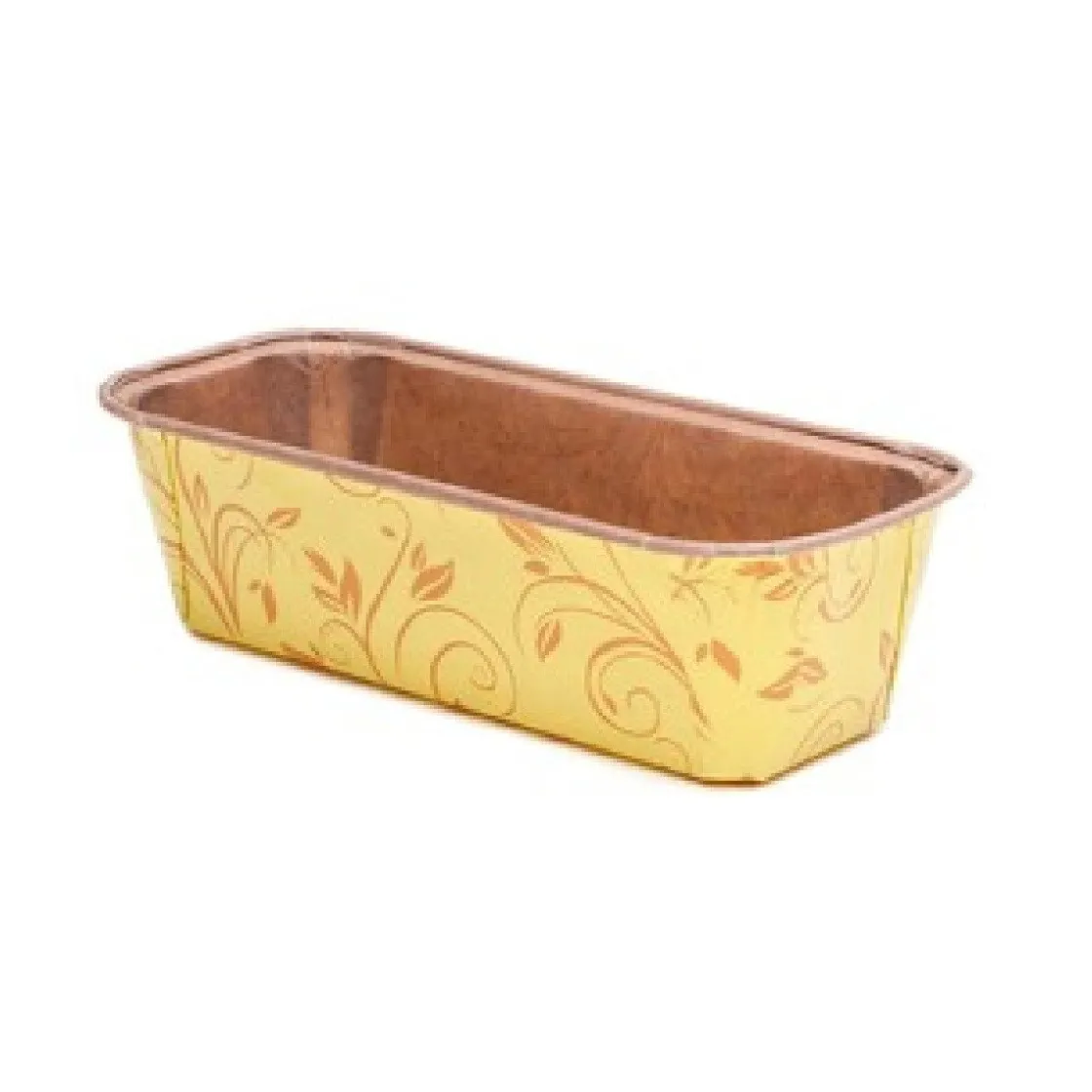 Overig Cakevorm Karton 15,8x5,5x5,2cm Geel (per stuk)* Bakvormen Papier