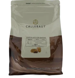 Callebaut Bakvaste Chocolade Druppels L Melk 2,5 kg.* Chocolade|Chocolade Druppels