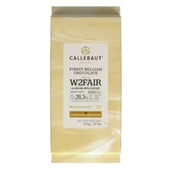 Callebaut Chocolade Callets Fairtrade Wit (W2) 10 kg*** Chocolade|Chocolade Druppels