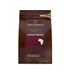 Callebaut Chocolade Callets Puur Sao Thomé (70%) 2,5kg* Chocolade|Chocolade Druppels
