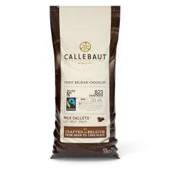 Callebaut Chocolade Callets Fairtrade Melk 10 kg (823)* Chocolade|Chocolade Druppels