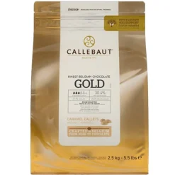 Callebaut Chocolade Callets Gold 2,5 kg* Chocolade|Chocolade Druppels