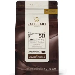 Callebaut Chocolade Callets Puur (811) 1kg* Chocolade|Chocolade Druppels