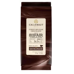 Callebaut Chocolade Callets Fairtrade Puur (811) 10 kg* Chocolade|Chocolade Druppels