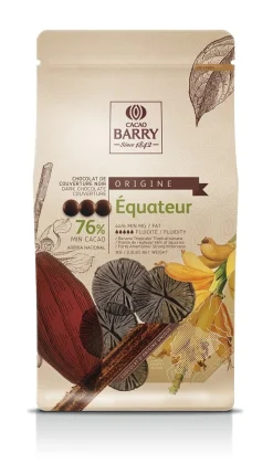 Callebaut Chocolade Callets Puur Équateur (76%) 1kg* Chocolade Druppels|Chocolade