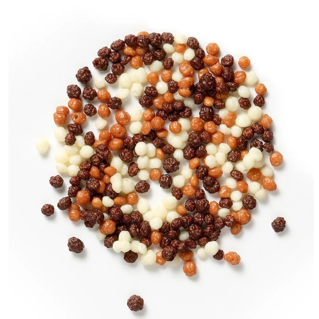 Callebaut Chocolade Crispy Pearls Mini Mix 425 gram* Chocolade Decoraties|Ijsdips