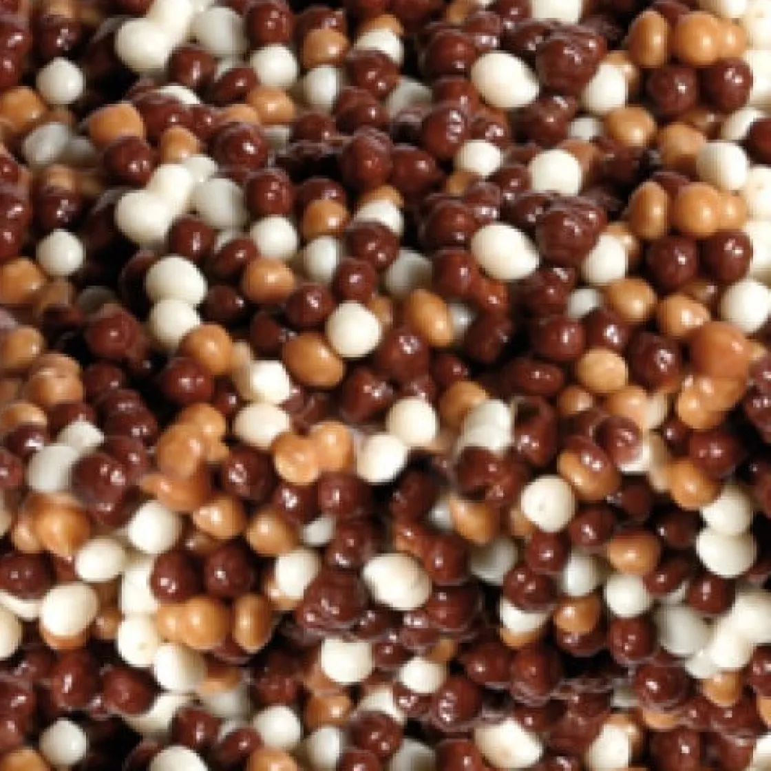 Callebaut Chocolade Crispy Pearls Mini Mix 425 gram* Chocolade Decoraties|Ijsdips