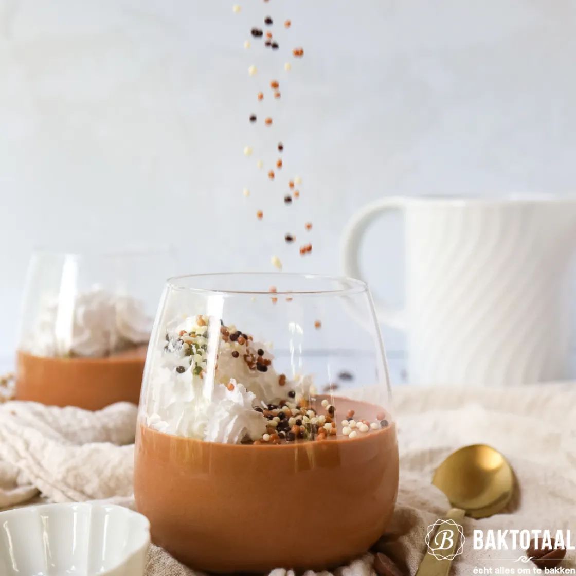 Callebaut Chocolade Crispy Pearls Mini Mix 425 gram* Chocolade Decoraties|Ijsdips