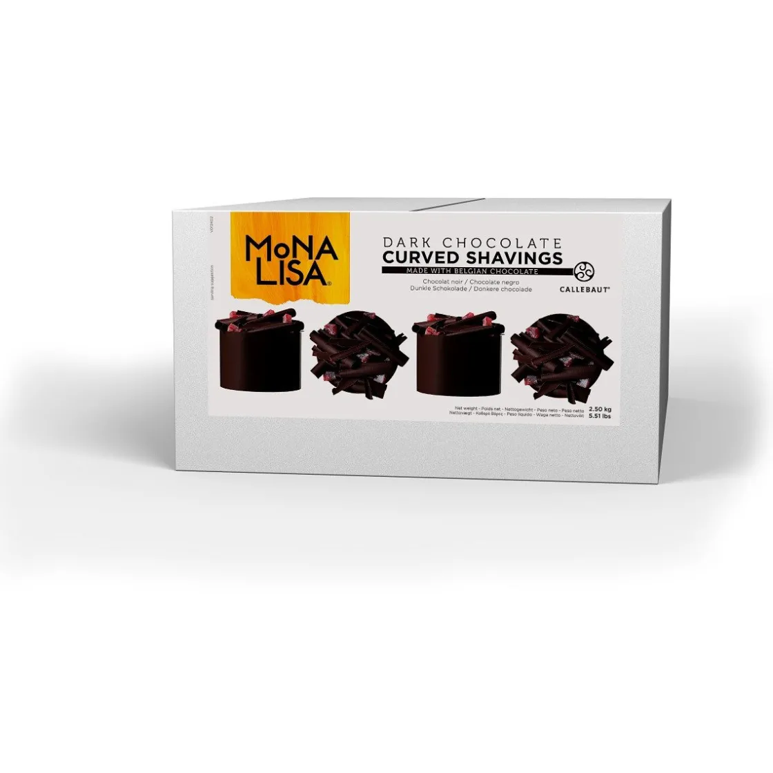 Callebaut Chocolade Curved Schaafsel Puur 2,5kg* Chocolade Decoraties|Chocolade Decoraties