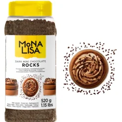 Callebaut Chocolade Mini ChocRocks Puur 600g* Chocolade Decoraties|Ijsdips