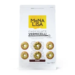 Callebaut Chocolade Vermicelli Puur 5kg* Chocolade Decoraties|Chocolade Decoraties