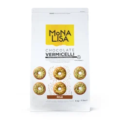 Callebaut Chocolade Vermicelli Melk 5kg* Chocolade Decoraties|Ijsdips