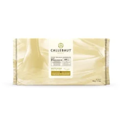 Callebaut Chocoladeblok Wit 5kg (zonder suiker)* Chocolade