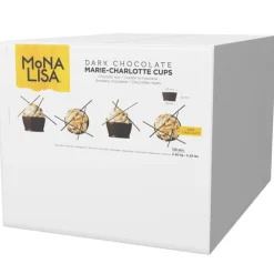 Callebaut Chocoladedecoratie MarieCharlotte Cups Puur 135s*** Chocolade Cups|Chocolade Decoraties