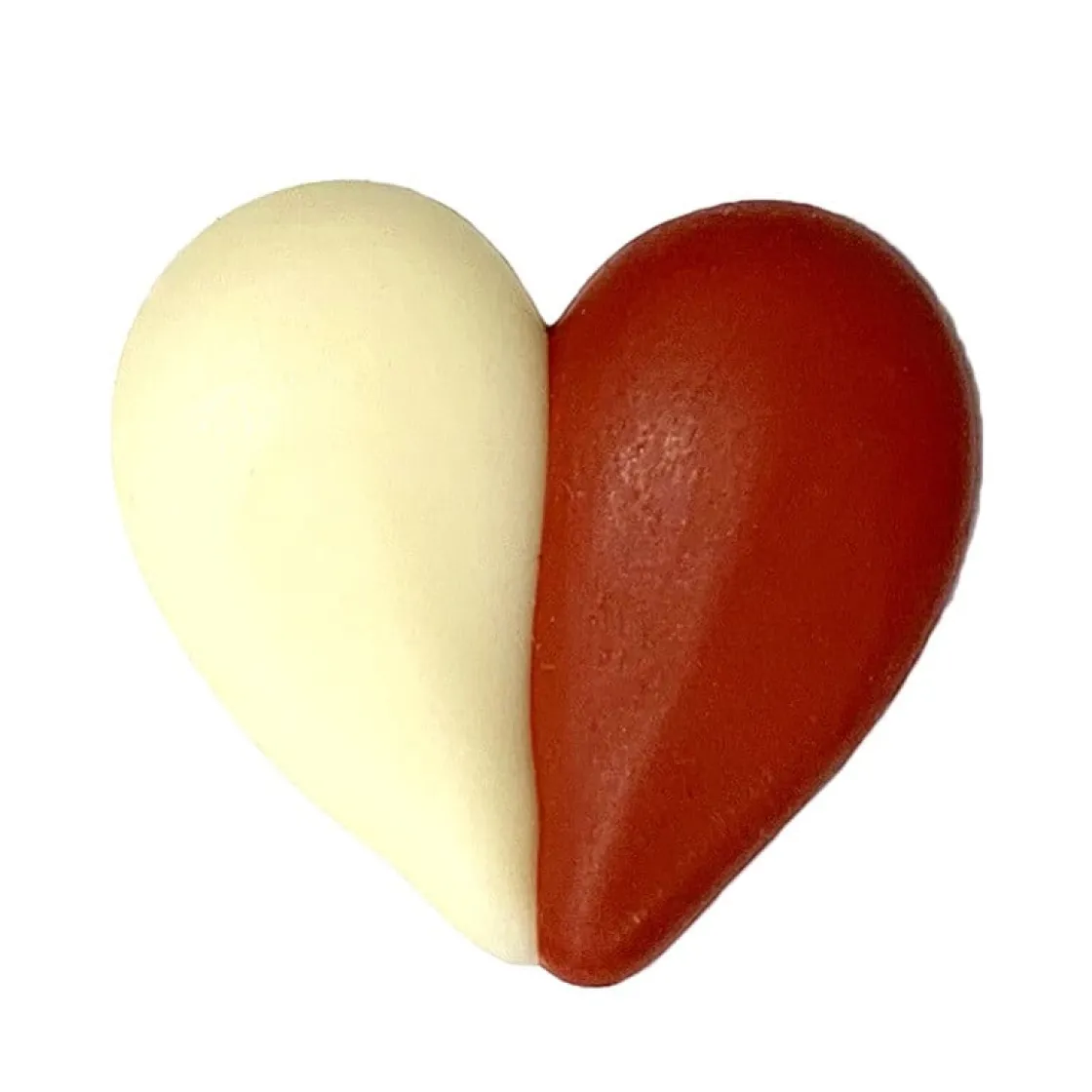 Callebaut Chocoladedecoratie Hartjes Rood/Wit 120st* Chocolade Decoraties|Chocolade Decoraties