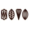 Callebaut Chocoladedecoratie Speciaal Decor Ass Puur 280st.* Chocolade Decoraties|Chocolade Decoraties