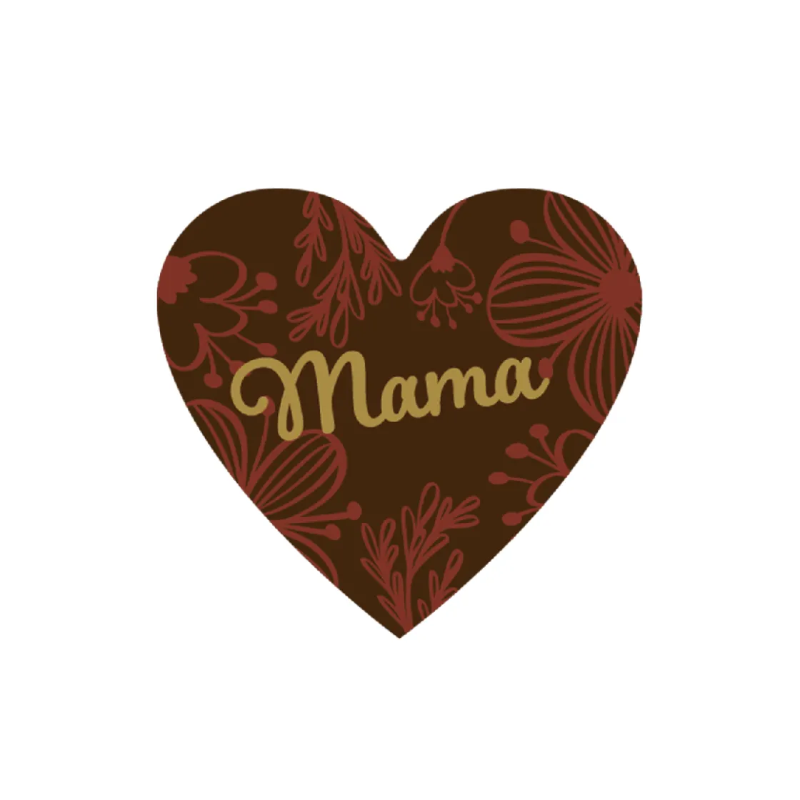 Callebaut Chocoladedecoratie Hart Mama 224st.* Chocolade Decoraties|Chocolade Decoraties
