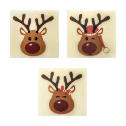 Callebaut Chocoladedecoratie Rendier Ass. 252st* Figuur Decoraties|Chocolade Decoraties