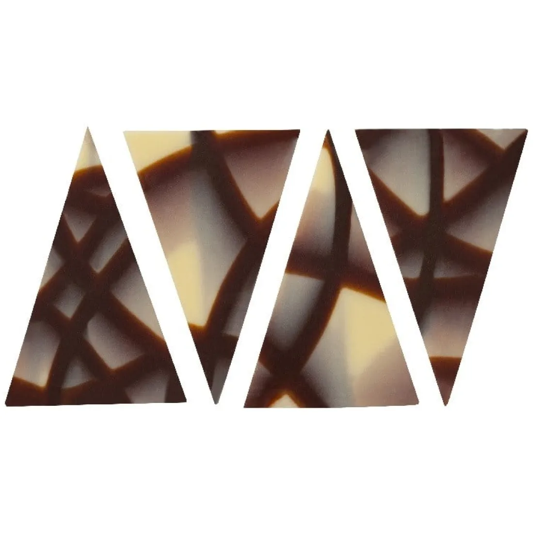 Callebaut Chocoladedecoratie Jura Punt 500st.* Chocolade Decoraties|Chocolade Decoraties