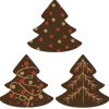 Callebaut Chocoladedecoratie Kerstbomen Assortiment 192st.* Figuur Decoraties|Chocolade Decoraties