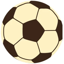 Callebaut Chocoladedecoratie Voetbal 189st* Chocolade Decoraties|Chocolade Decoraties
