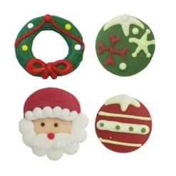 Callebaut Chocoladedecoratie Xmas Mini Ass. 160st* Figuur Decoraties|Chocolade Decoraties