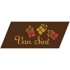 Callebaut Chocoladedecoratie Van Sint Strip 288st* Smaakstrips En Schildjes|Figuur Decoraties