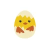 Callebaut Chocoladedecoratie Pasen Ei Kuiken 224st.* Figuur Decoraties|Chocolade Decoraties