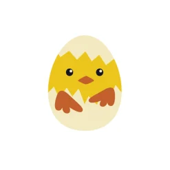 Callebaut Chocoladedecoratie Pasen Ei Kuiken 224st.* Figuur Decoraties|Chocolade Decoraties