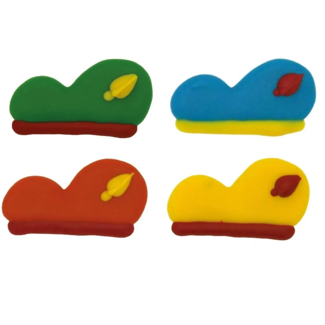 Callebaut Chocoladedecoratie Pieten Baretten 60 stuks* Chocolade Decoraties|Chocolade Decoraties