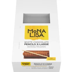 Callebaut Chocoladedecoratie Pencil XL Wit 115st.*** Chocopencils En Galettes|Chocolade Decoraties