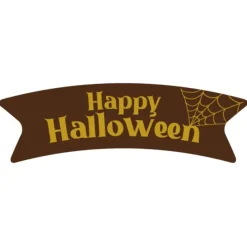 Callebaut Chocoladedecoratie Happy Halloween 264st.* Smaakstrips En Schildjes|Figuur Decoraties