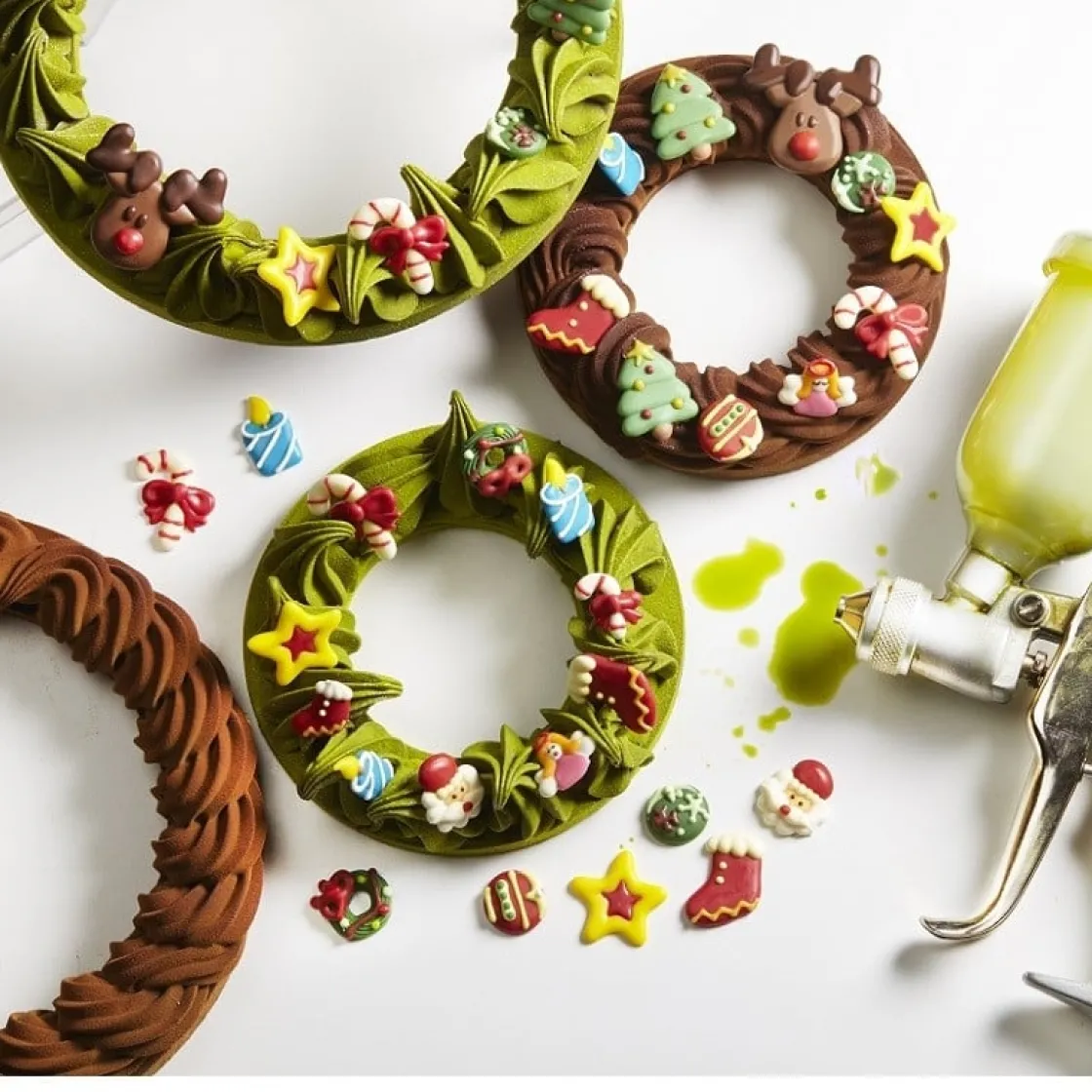 Callebaut Chocoladedecoratie Rendier 90st* Figuur Decoraties|Chocolade Decoraties