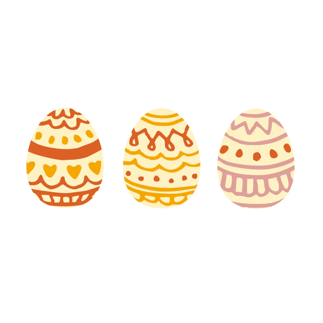 Callebaut Chocoladedecoratie Ei Serie 224st.* Figuur Decoraties|Chocolade Decoraties