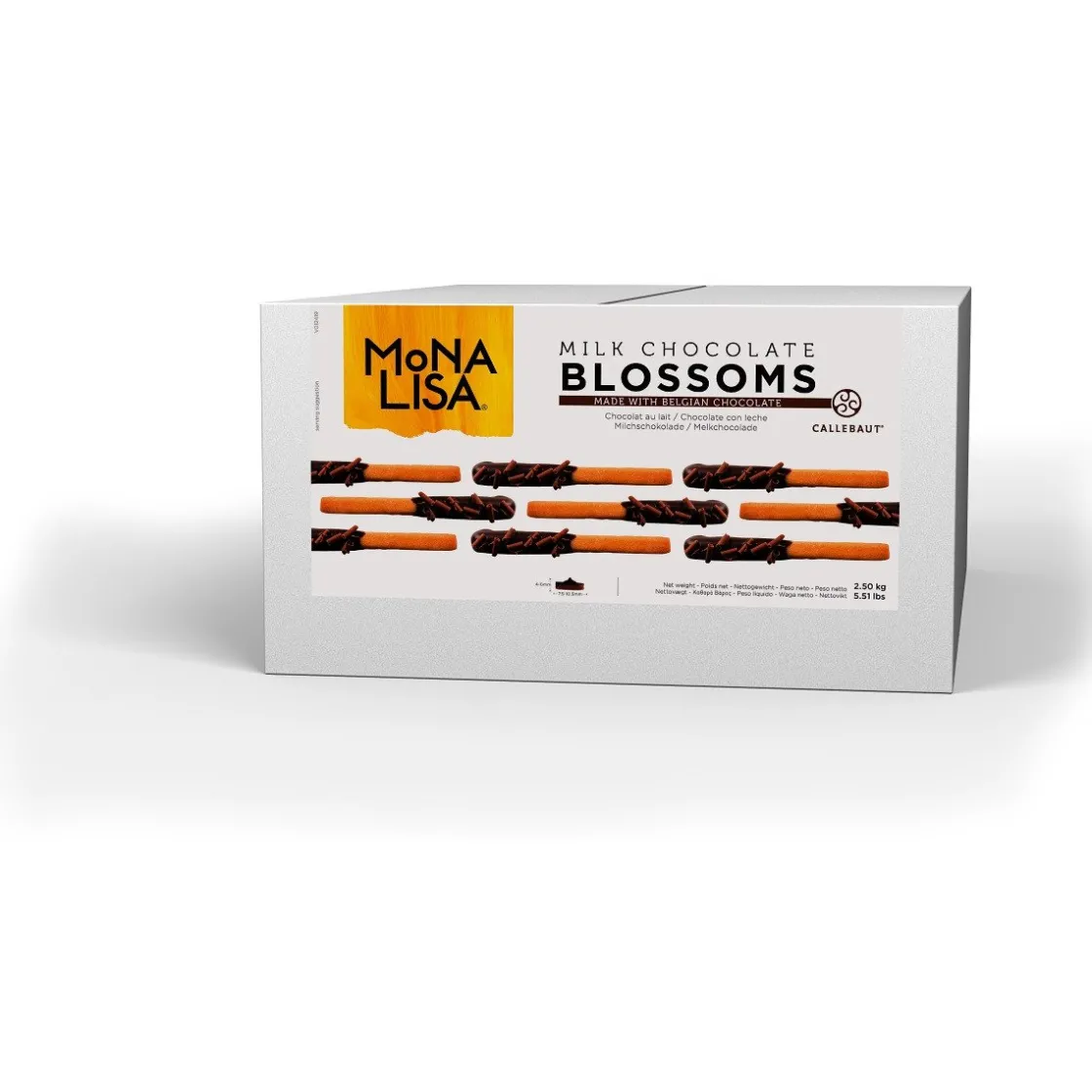 Callebaut Chocoladekrullen klein Melk 2,5kg* Ijsdips|Eetbare Strooisels