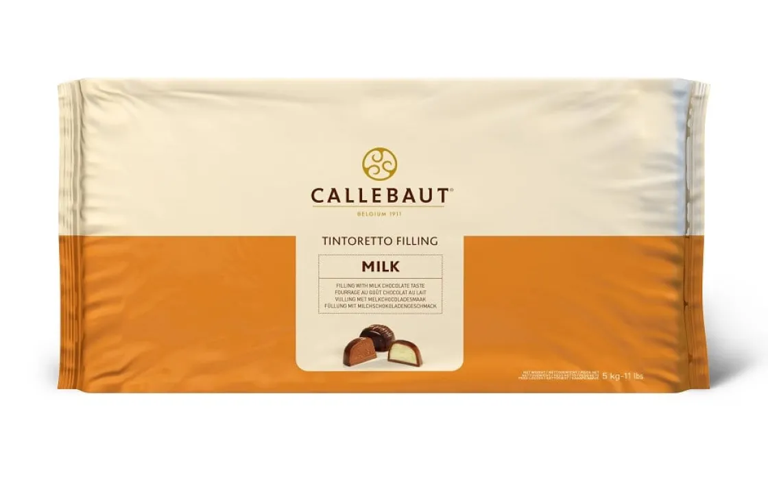 Callebaut Chocoladevulling Blok Melk 5kg* Chocolade Vullingen|Bonbonvullingen