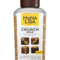 Callebaut Marsepein Crunch Goud 500 gram* Ijsdips|Eetbare Strooisels