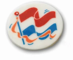 Callebaut Marsepeinen Decoratie Vlag en Wimpel Rond 100st.* Figuur Decoraties